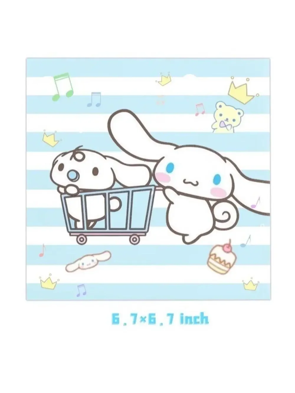 Cinnamoroll Party Supplies Tableware Set Plates Napkins Tablecloth Sanrio Cute